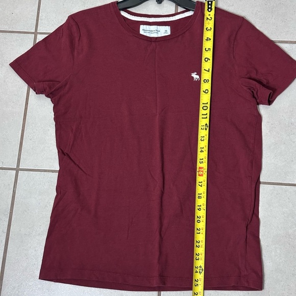 Abercrombie‎ & Fitch Men Soft A&F Collection Red T-shirt Size XS. - Picture 6 of 7